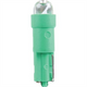 Narva LED Wedge KW2x4.6d Green Base Globe 12V W