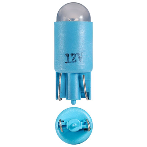 Narva LED Wedge KW2.1x9.5d Blue Base Globe 12V W