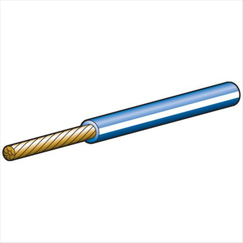 Narva 3mm Single Core Auto Cable Blue With White Tracer (per meter