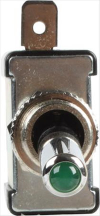 Narva Toggle Switch Off/On SPST Green LED (Contacts Rated 20A @ 12V)