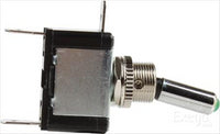 Narva Toggle Switch Off/On SPST Green LED (Contacts Rated 20A @ 12V)