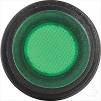 Narva Rocker Switch Off/On SPST Green LED (Contacts Rated 20A @ 12V)