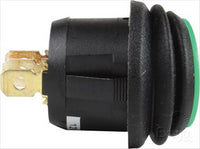 Narva Rocker Switch Off/On SPST Green LED (Contacts Rated 20A @ 12V)