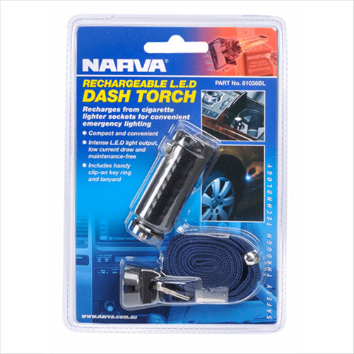 Narva Cigarette Lighter Torch Rechargeable 12V