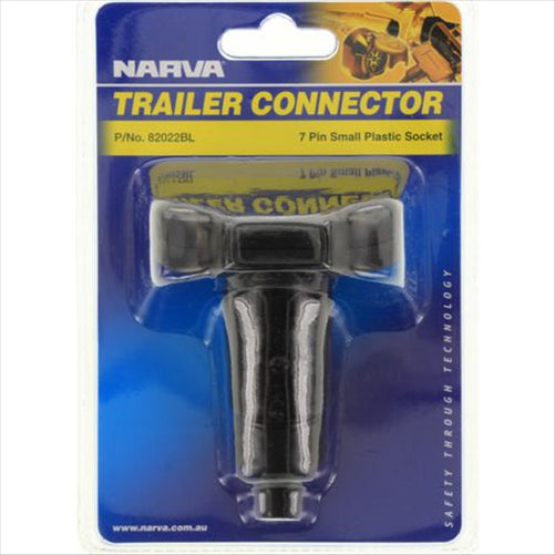 Narva Trailer Socket 7 Pin Round Small - Plastic