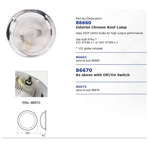 Narva LENS TO SUIT 86670
