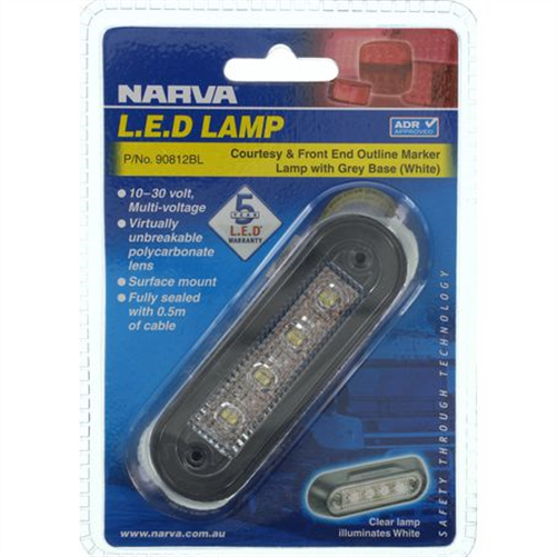 Narva Front Marker Light Clear LED 9 to 33V