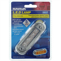 Narva FRONT MARKER LIGHT CLEAR LED 9 TO 33V