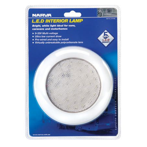 Narva INTERIOR LIGHT LED ROUND 9 TO 33V SURFACE MOUNT
