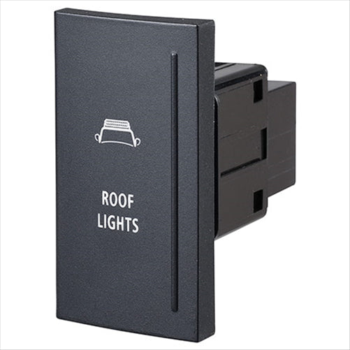Narva Amarok Style Sealed Push Switch Off/On SPDT 12V Blue LED Illuminated