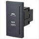 Narva Amarok Style Sealed Push Switch Off/On SPDT 12V Blue LED Illuminated