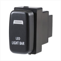 Narva Mitsubishi Style Sealed Push Switch Off/On SPDT 12V Blue LED Illumina