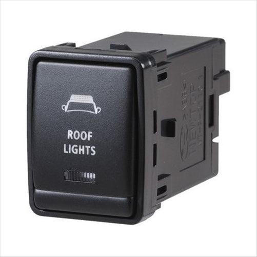 Narva Nissan Style Sealed Push Switch Off/On SPDT 12V Blue LED Illuminated