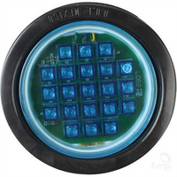 Narva WARNING LIGHT 12/24V LED BLUE