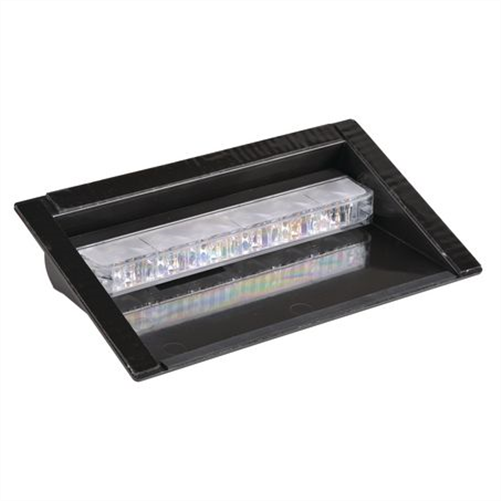 Narva LED WARNING LAMP 12 OR 24V AMBER WITH SHROUD