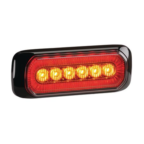 Narva LED WARNING MARKER W/HALO 12 OR 24V AMBER/RED
