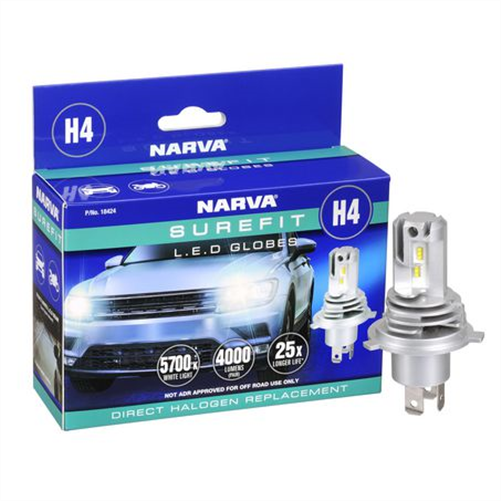 Narva H4 SUREFIT LED GLOBES (2)