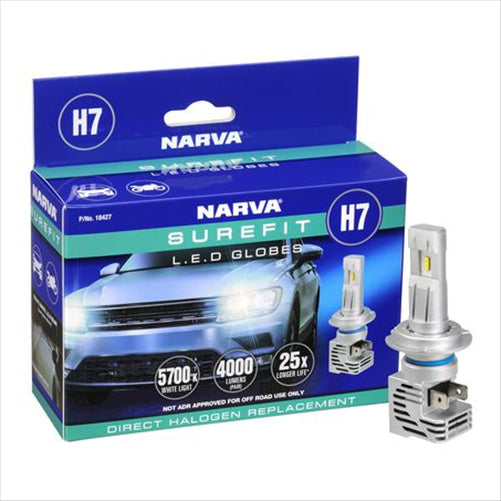 H7 SUREFIT LED GLOBES (2) 18427