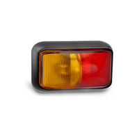 LED AUTO LAMPS 10/30V Red/Amber Side Marker in bulk 10 Pack