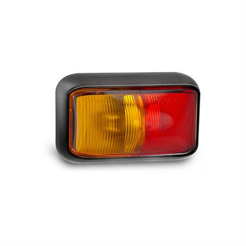 LED AUTO LAMPS 10/30V Red/Amber Side Marker in bulk 10 Pack
