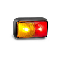 LED AUTO LAMPS 10/30V Red/Amber Side Marker in bulk 10 Pack