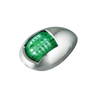 TINKR Starboard Nav Lamp Green LED Chrome