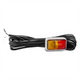 LED AUTO LAMPS Technologies Side LED Marker Amber/Red 12/24v Amber/Red Lens 3m Cable
