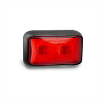 LED AUTO LAMPS 10/30V Rear Position Marker 2 Red LEDs With 40cm Wire