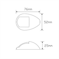 LED AUTO LAMPS Navigation Light LED 12 Or 24V