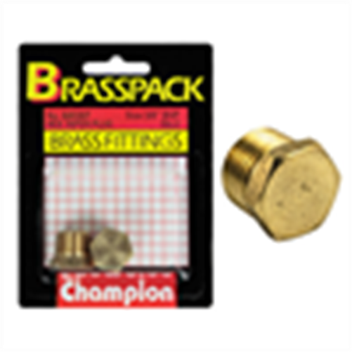 CAP BRASSPK 5/16IN DBLE UNION