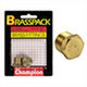 CAP BRASSPK 5/16IN DBLE UNION
