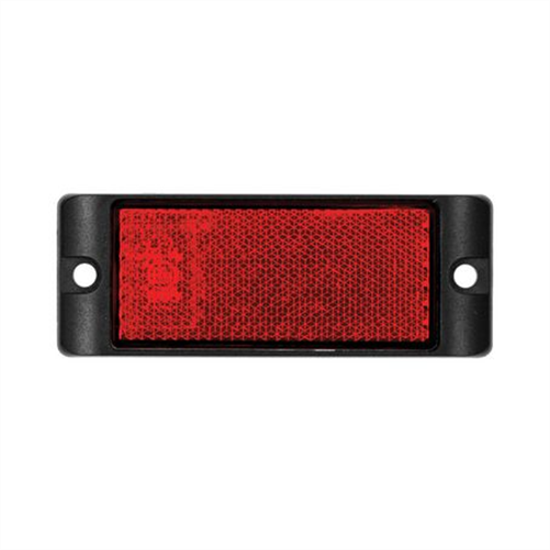 Red Reflector With Mounting Bracket Twin Blister Pack 7035R