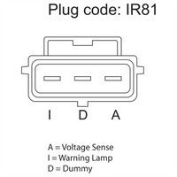 OEX FORD Alternator 12V 135A Autolite Style AXA970