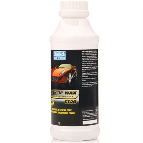 CHEMTECH CT20 Wash & Wax 1Ltr CT20-1L