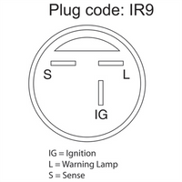 OEX Alternator 12V 50A Hitachi Style