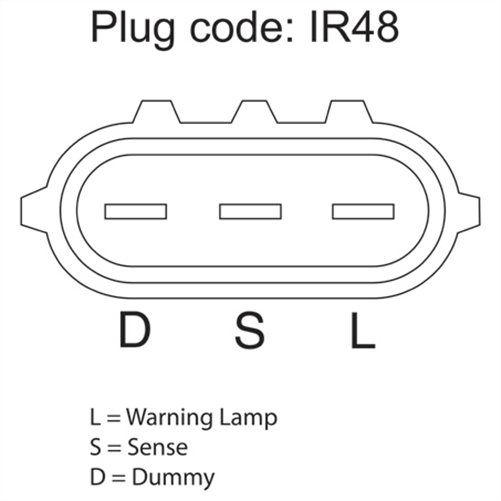 OEX ALTERNATOR 12V 110A MITSUBISHI STYLE