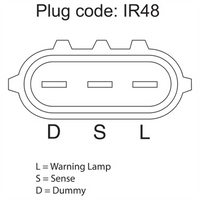 OEX ALTERNATOR 12V 110A MITSUBISHI STYLE