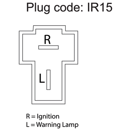 OEX ALTERNATOR 12V 50A MITSUBISHI STYLE