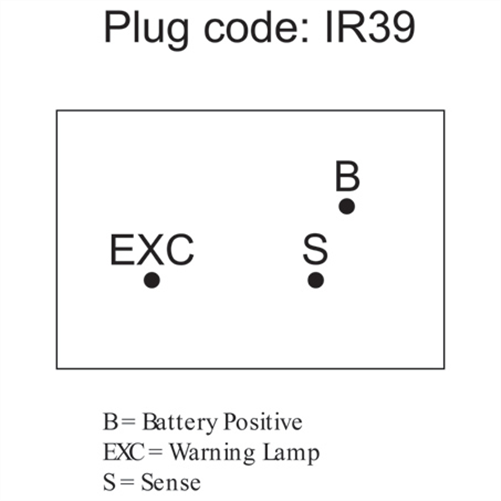OEX ALTERNATOR 12V 65A MITSUBISHI STYLE MXA298