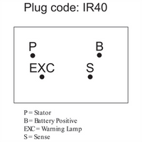 OEX ALTERNATOR 12V 55A MITSUBISHI STYLE