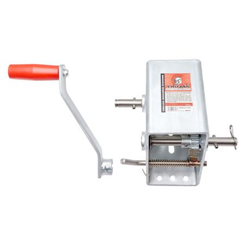 TROJAN Manual Winch 15:1 Wide Body - No Wire