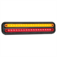 LED AUTO LAMPS LEDAUT 12V Stop/Tail/Indicator 380 Series Strip Lamps In Double Black