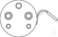 OEX Receiver Drier Pad - Pad Diameter 60mm
