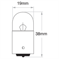 Narva Bayonet BA9s Globe 12V 3W