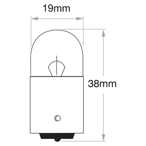 Bayonet BA9s Globe 12V 3W 476431