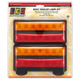 LED AUTO LAMPS LED 207 SER COMBO LAMP 12 V 2 PKT