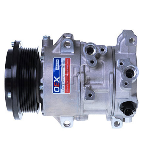 OEX Air Conditioning Compressor 12V Direct Mount Denso 6SEU16C Style