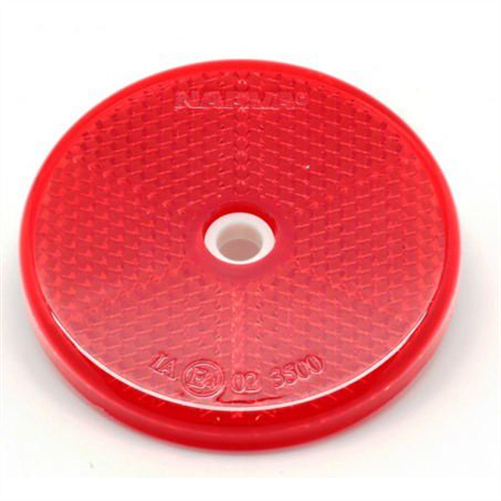 Narva Reflector Red 60mm Centre Fix 50 Pce