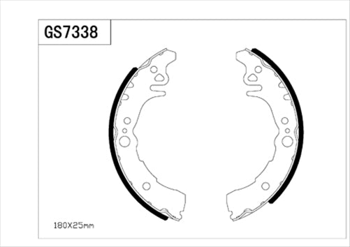 TRW Brake Shoe K2350 180mm x 27.8mm
