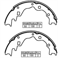 RDA Brake Shoe 220mm x 36mm